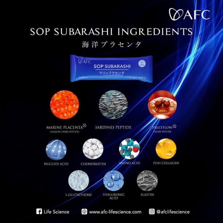 Subarashi Ingredients