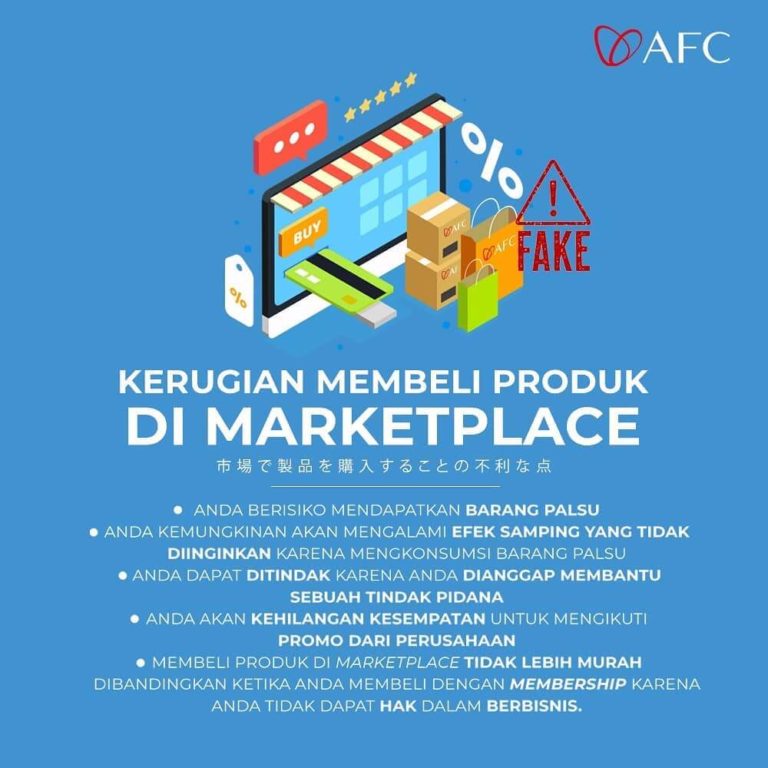 Produk Palsu AFC - Marketplace
