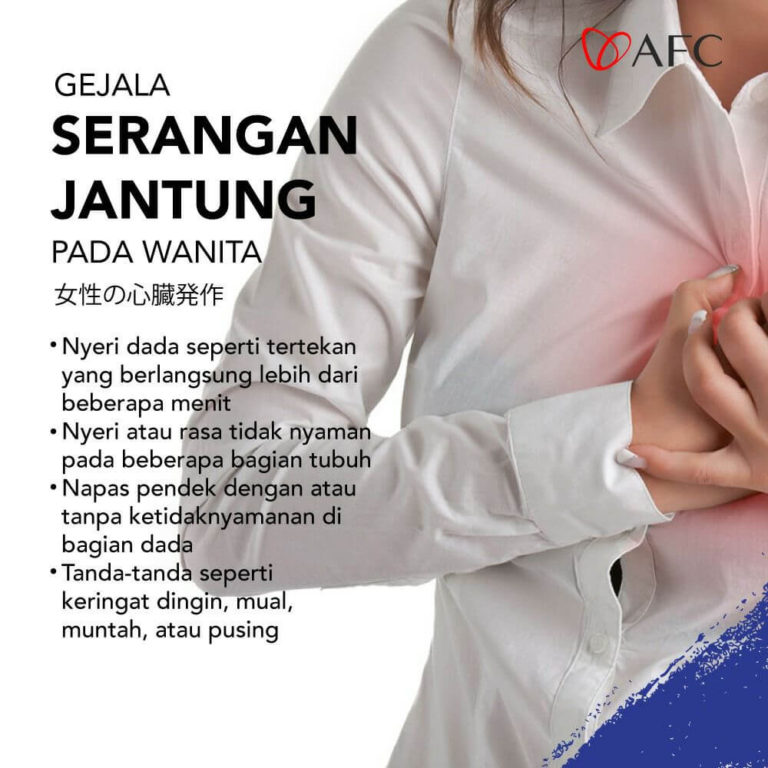 Gejala Serangan Jantung Wanita