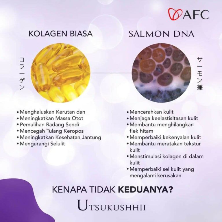 Kolagen Biasa vs Salmon DNA