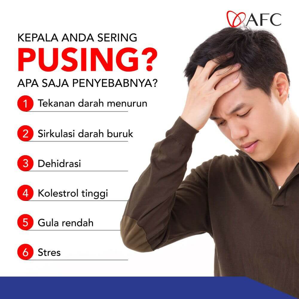 Penyebab Pusing – Pria Afc Indo