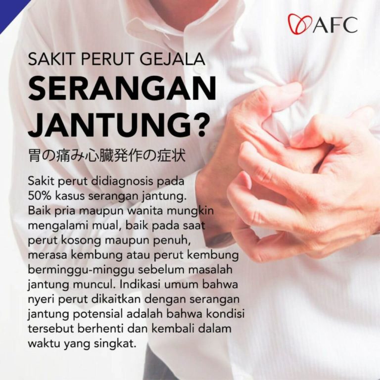 Sakit Perut Gejala Serangan Jantung